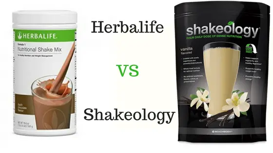 Herbalife vs Shakeology picture