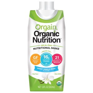 Orgain Nutrition Vs Ensure