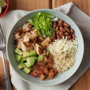 quinoa burrito bowl