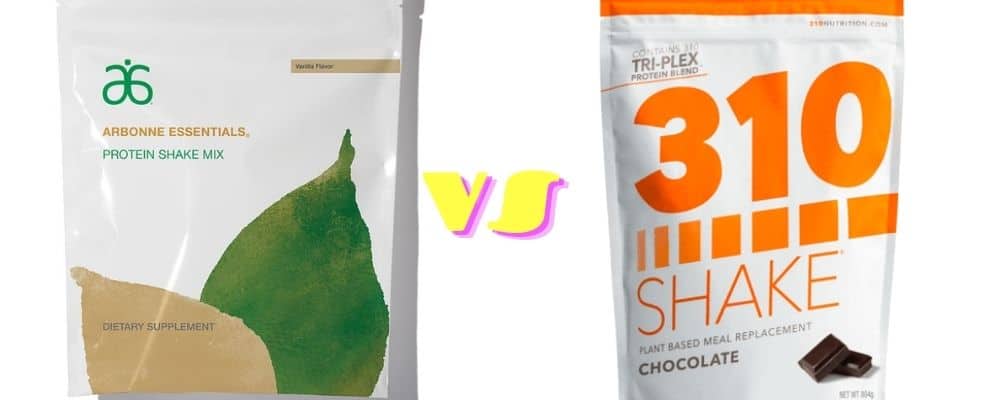 Arbonne vs 310 shake