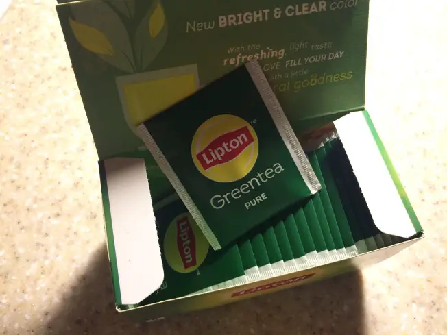 Green tea box