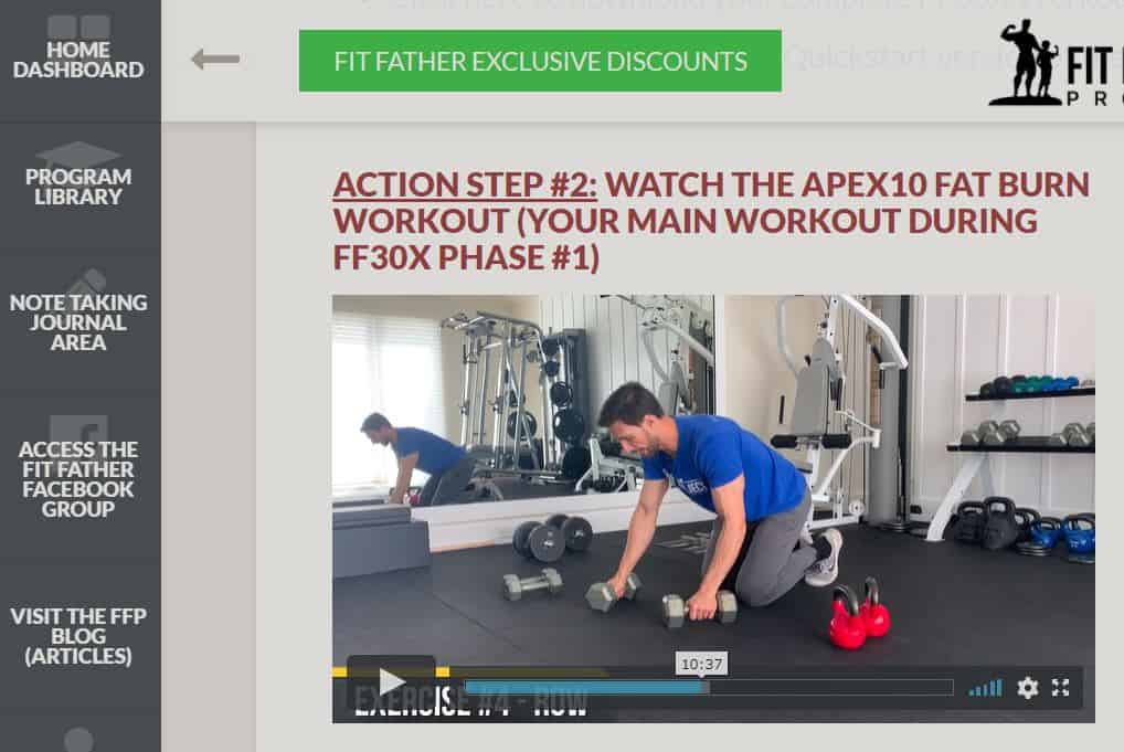 FitFather Project workout program