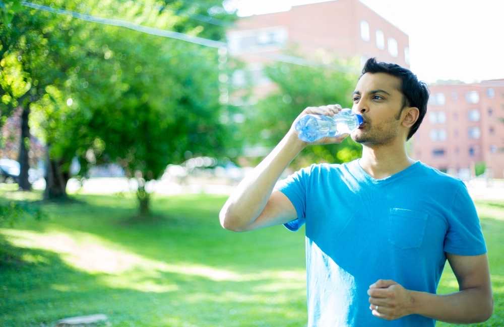 Why does chugging water feel so good